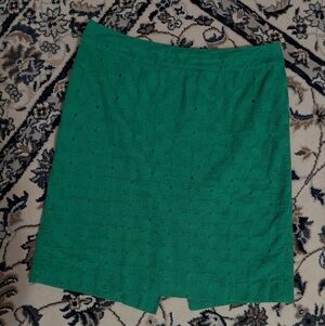 Talbots Vibrant Green Skirt